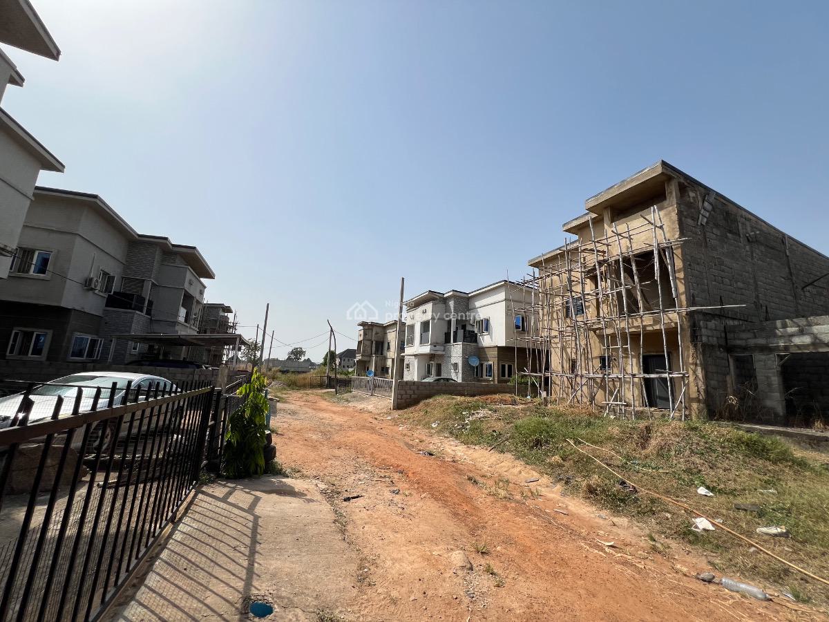 Uncompleted 4-bedroom Semi-detached Duplex with Bq at Lugbe, Abuja, Close to Dunamis Church Headquarters, Lugbe District, Abuja, Semi-detached Duplex for Sale