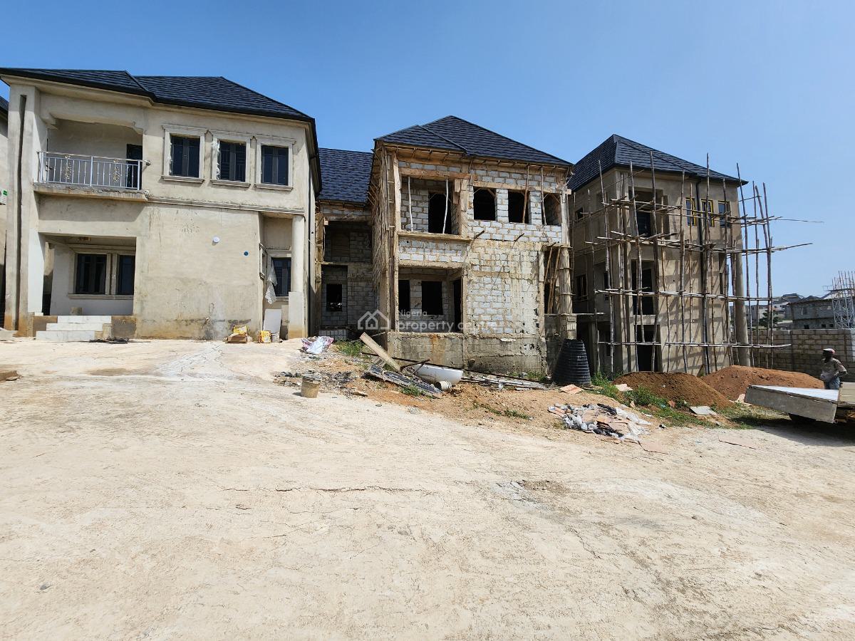Almost Completed & Roofed 4-bedroom Terrace Duplex with Bq at Lugbe, Off Jedo Housing Estate, Lugbe District, Abuja, Terraced Duplex for Sale