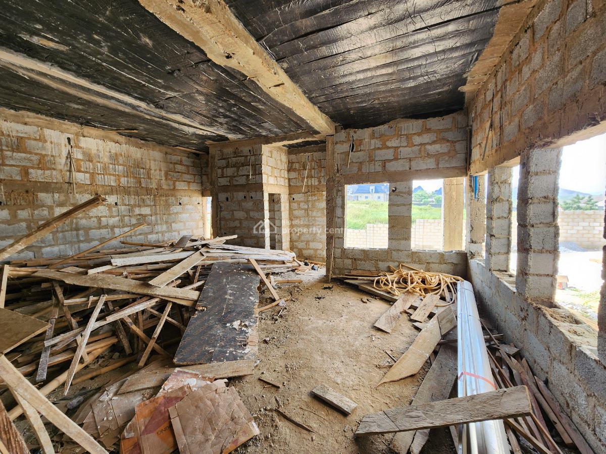 Almost Completed & Roofed 4-bedroom Terrace Duplex with Bq at Lugbe, Off Jedo Housing Estate, Lugbe District, Abuja, Terraced Duplex for Sale