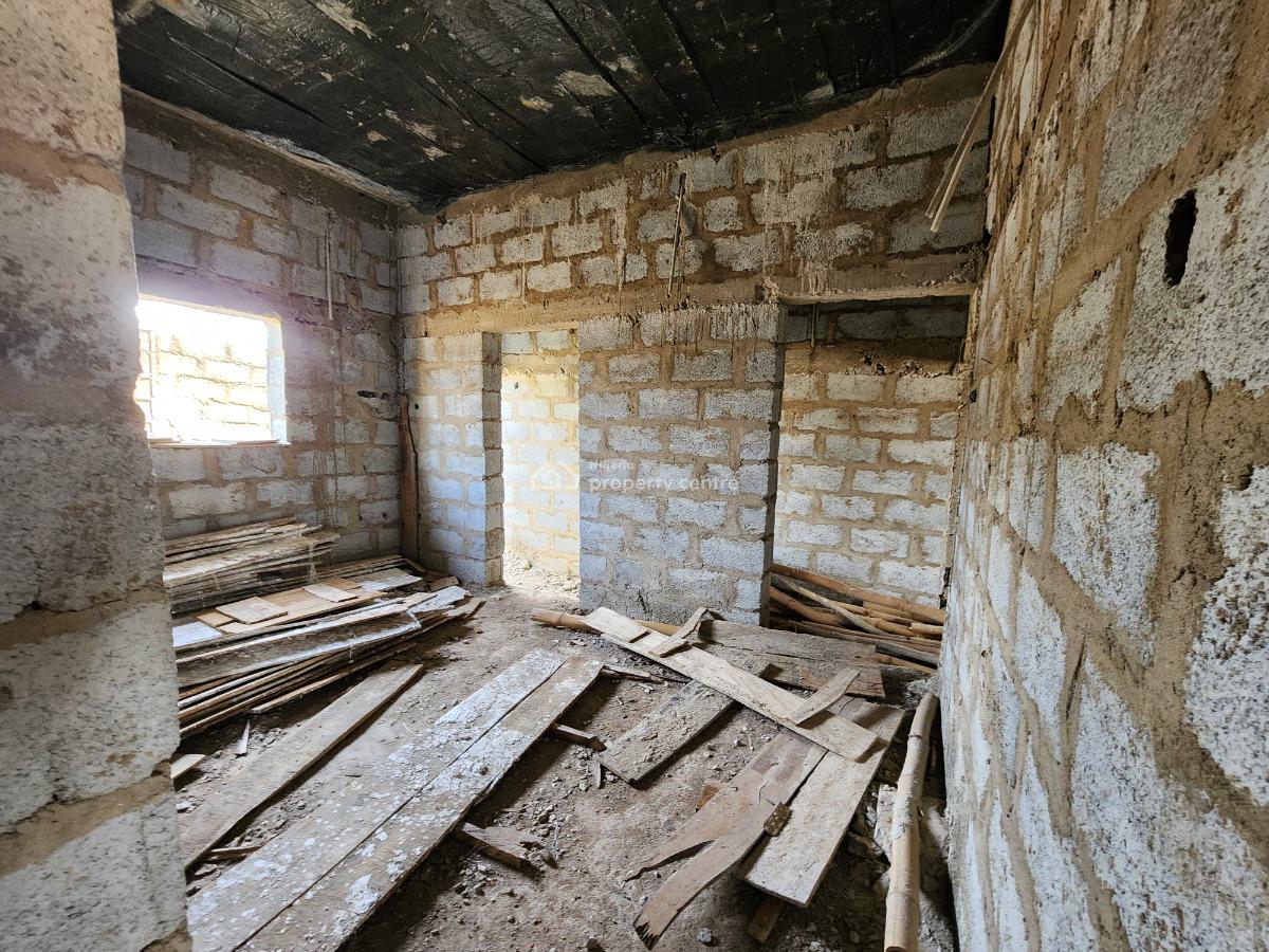 Almost Completed & Roofed 4-bedroom Terrace Duplex with Bq at Lugbe, Off Jedo Housing Estate, Lugbe District, Abuja, Terraced Duplex for Sale