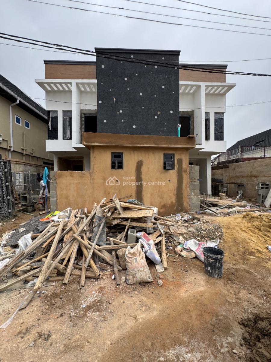 Luxurious 4 Bedroom Semi Detached Duplex with Bq, Surulere, Adeniran Ogunsanya, Surulere, Lagos, Semi-detached Duplex for Sale