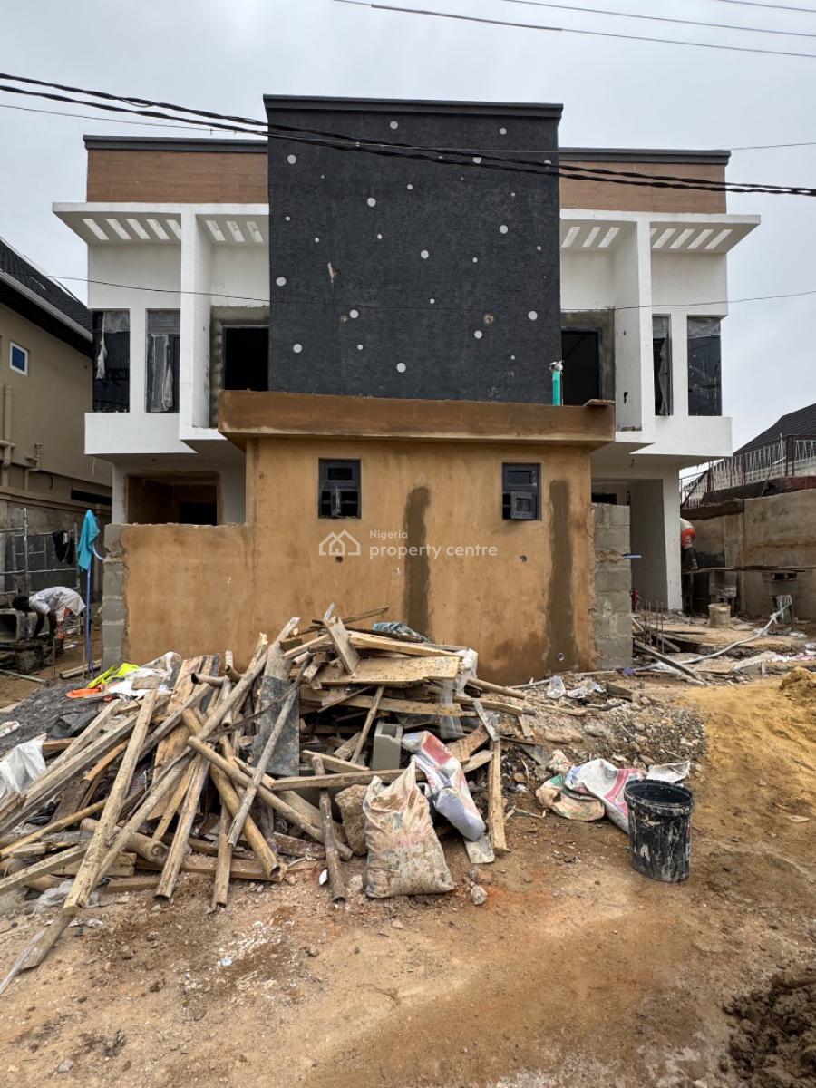 Luxurious 4 Bedroom Semi Detached Duplex with Bq, Surulere, Adeniran Ogunsanya, Surulere, Lagos, Semi-detached Duplex for Sale