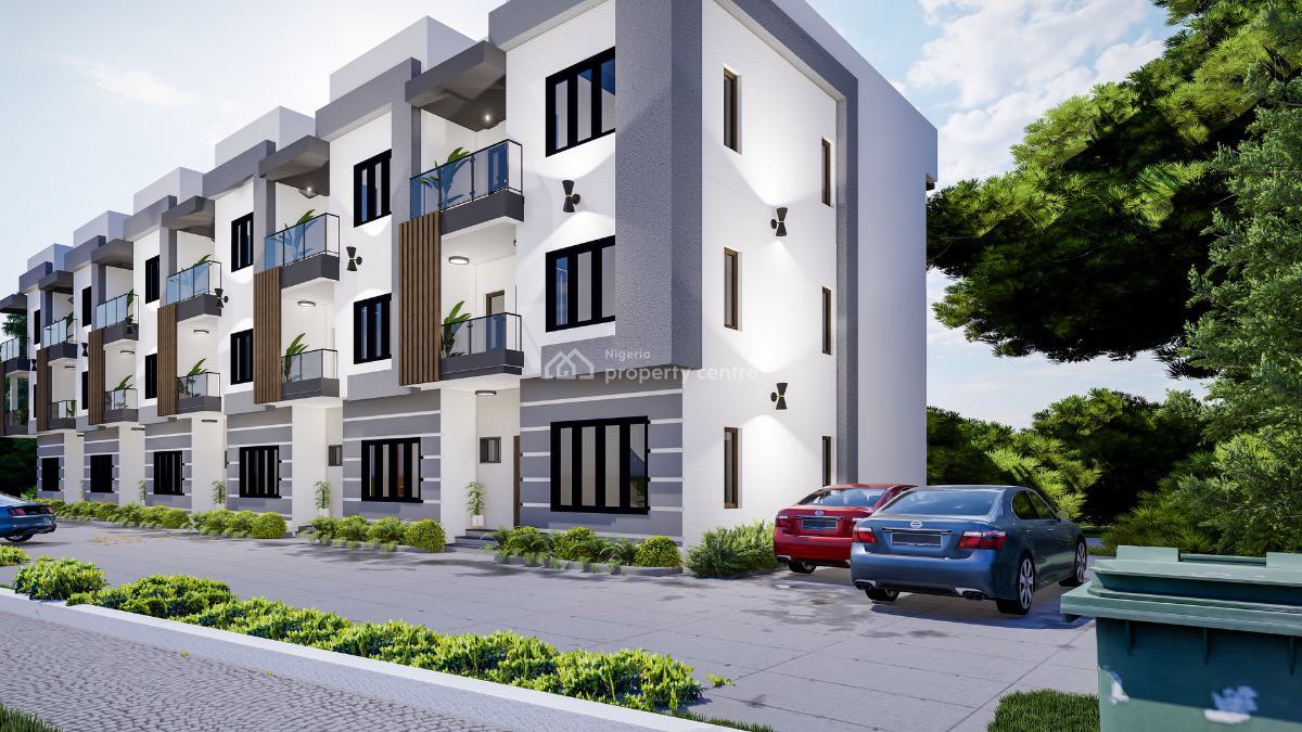 Luxury 4 Bedroom Terrace Duplex with Bq, Before Paradise One Estate, Life Camp, Abuja, Terraced Duplex for Sale