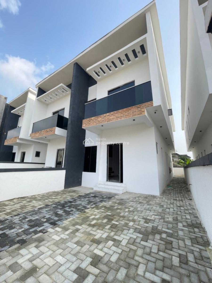 Newly Built 4bedroom Terrace Duplex Comes with Bq, Secure Estate, Ajah, Lagos, Semi-detached Duplex for Sale