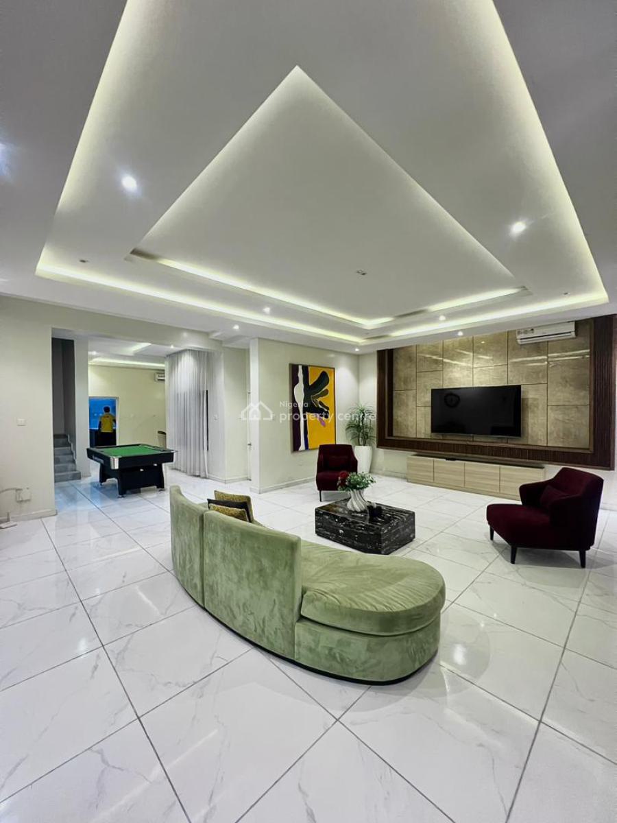 Spacious Furnished 4 Bedroom Terrace with Swimming Pool., Victoria Island (vi), Lagos, Terraced Duplex for Rent