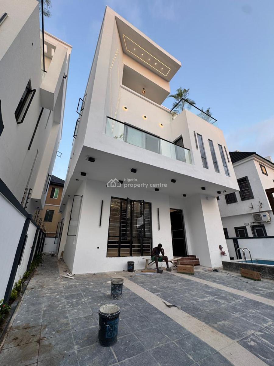 Magnificent 5 Beds with a Private Cinema & Pool & Gym, Lekki, Ikota, Lekki, Lagos, Detached Duplex for Sale