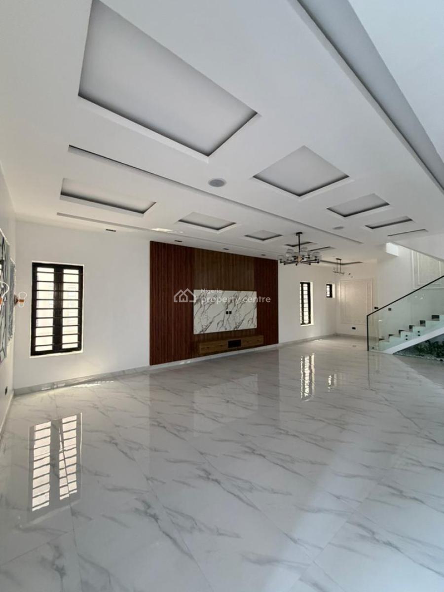 Elegant 5 Bedroom Fully Detached Duplex with a Bq & Swimming Pool, Chevron Toll Gate, Orchid Road, Lekki, Lagos, Detached Duplex for Sale