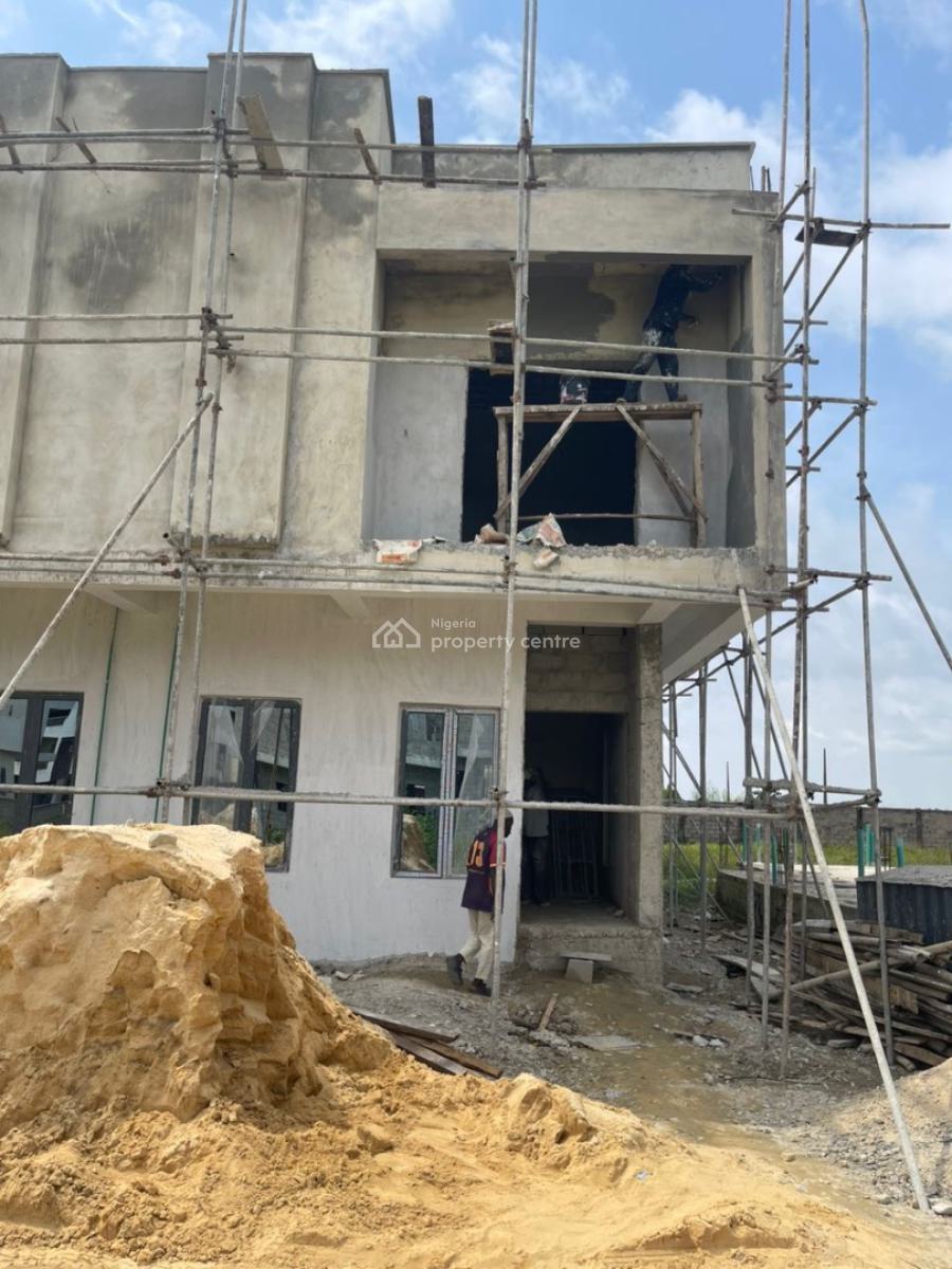 Spacious 4bedroom ( Carcass), Awoyaya, Ajah, Lagos, Semi-detached Duplex for Sale