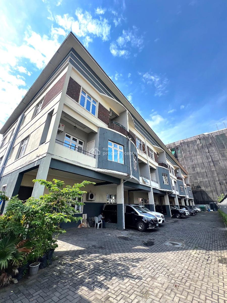 Self Serviced 4 Bedroom Terrace with Bq, Oniru, Victoria Island (vi), Lagos, Flat / Apartment for Rent