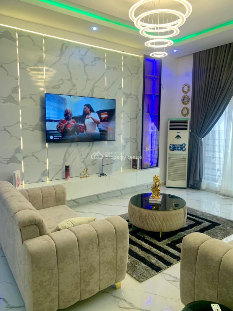 Exquisite Fully Furnished 3 Bedroom Duplex with Gym, Ikate, Lekki Phase 1, Lekki, Lagos, House Short Let