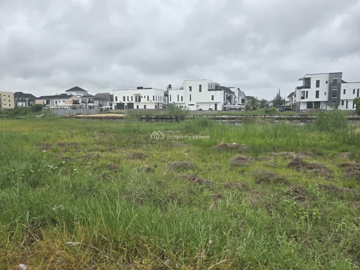 Strategically Located Piece of Land Measuring 1200sqm Water Front, Buena Vista Estate Orchid Hotel Road, Lekki, Lagos, Residential Land for Sale