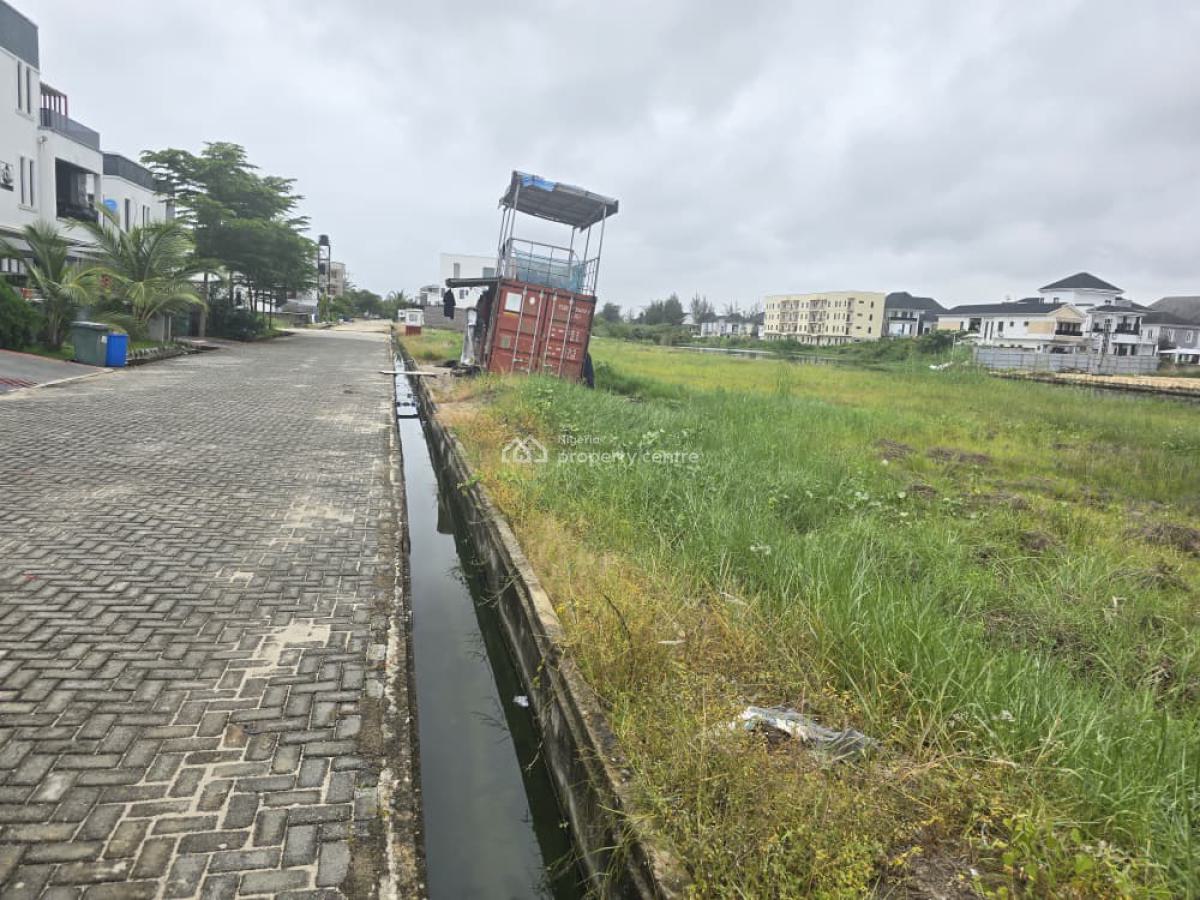 Strategically Located Piece of Land Measuring 1200sqm Water Front, Buena Vista Estate Orchid Hotel Road, Lekki, Lagos, Residential Land for Sale
