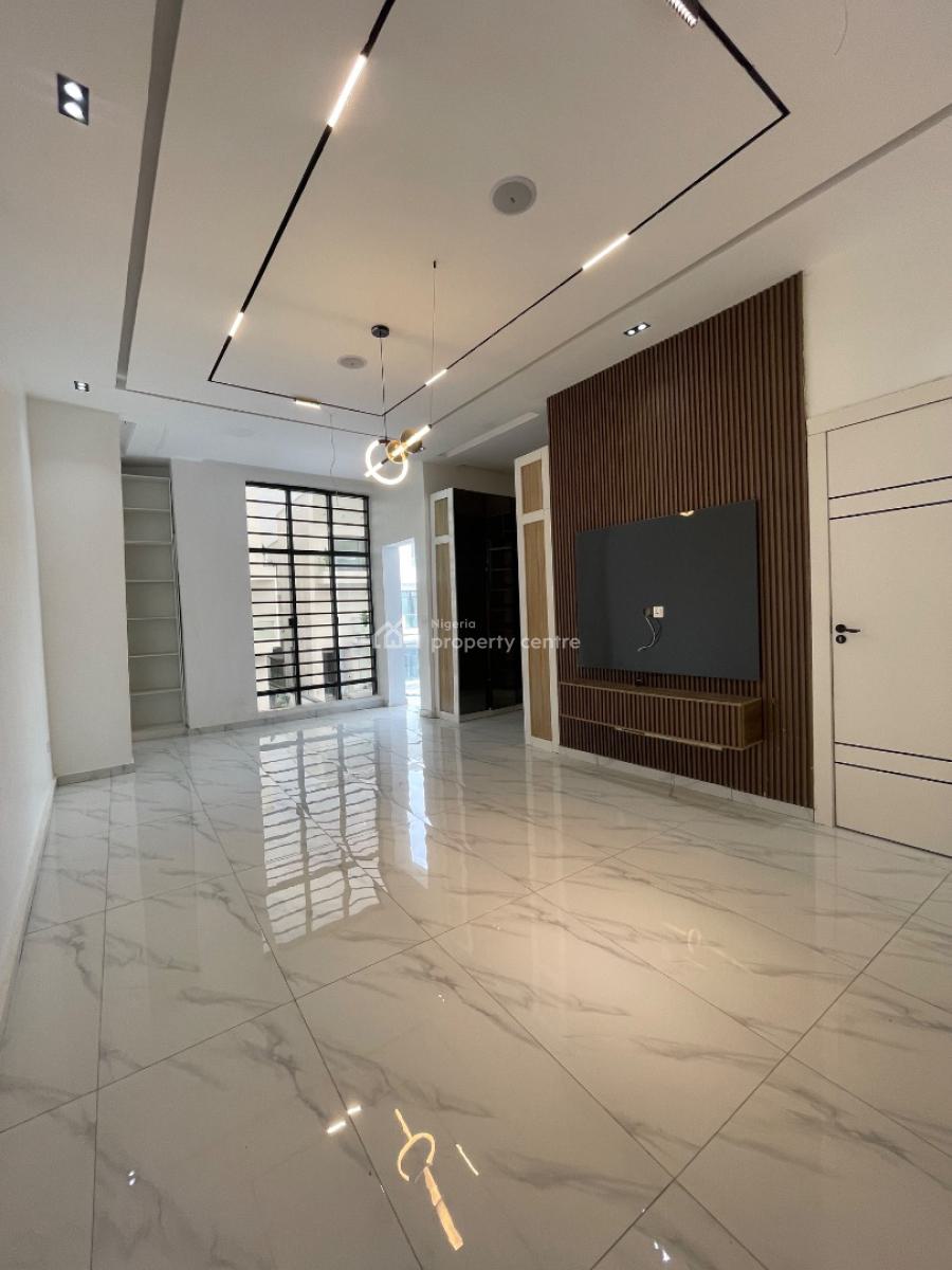 Beautiful Contemporary 5 Bedroom Detached Duplex + Bq & Pool for Grab, in a Well Secured Estate, Chevron, Lekki, Lagos, Detached Duplex for Sale