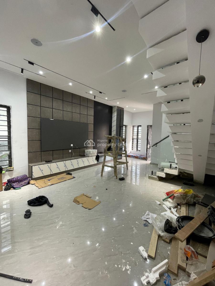 Ravishing 5 Bedroom Semi Detached Duplex with Security Post and Bq., Ologolo, Lekki, Lagos, Semi-detached Duplex for Sale