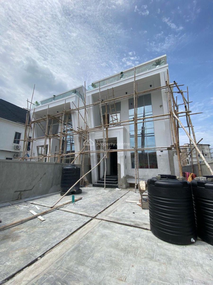 Exquisite 5 Bedroom Detached, Fully Smart Home with Pool, and Bq, Ologolo, Lekki, Lagos, Detached Duplex for Sale