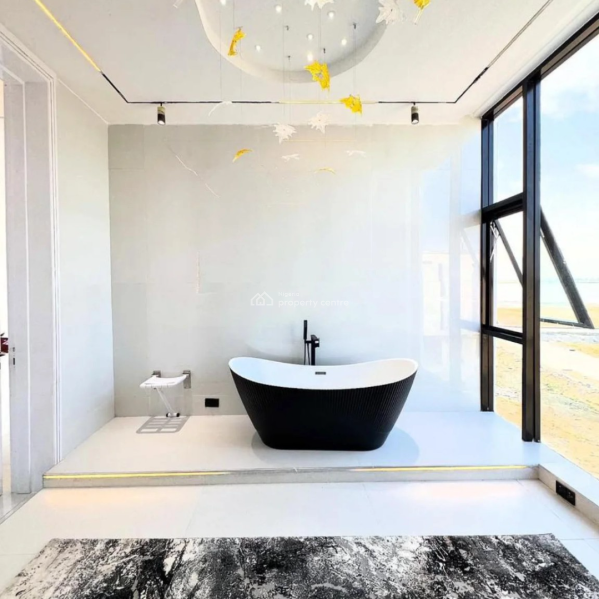 Aesthetically Built 5 Bedroom Detached Waterfront Mansion, Osapa Inside a Gated Estate, Osapa, Lekki, Lagos, Detached Duplex for Sale