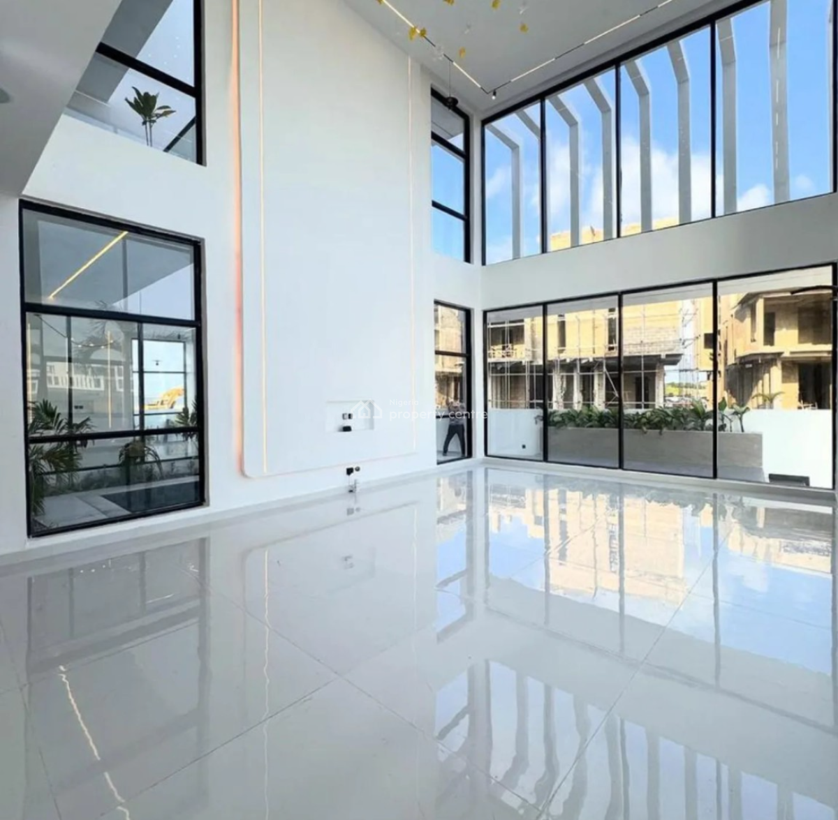 Aesthetically Built 5 Bedroom Detached Waterfront Mansion, Osapa Inside a Gated Estate, Osapa, Lekki, Lagos, Detached Duplex for Sale