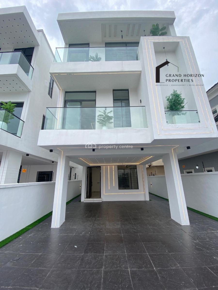 a Stylish Built 6 Bedroom Fully Detached Duplex with Bq, Chevron, Lekki, Lagos, Detached Duplex for Sale