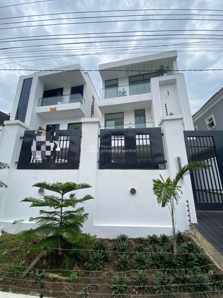 a Stylish Built 6 Bedroom Fully Detached Duplex with Bq, Chevron, Lekki, Lagos, Detached Duplex for Sale