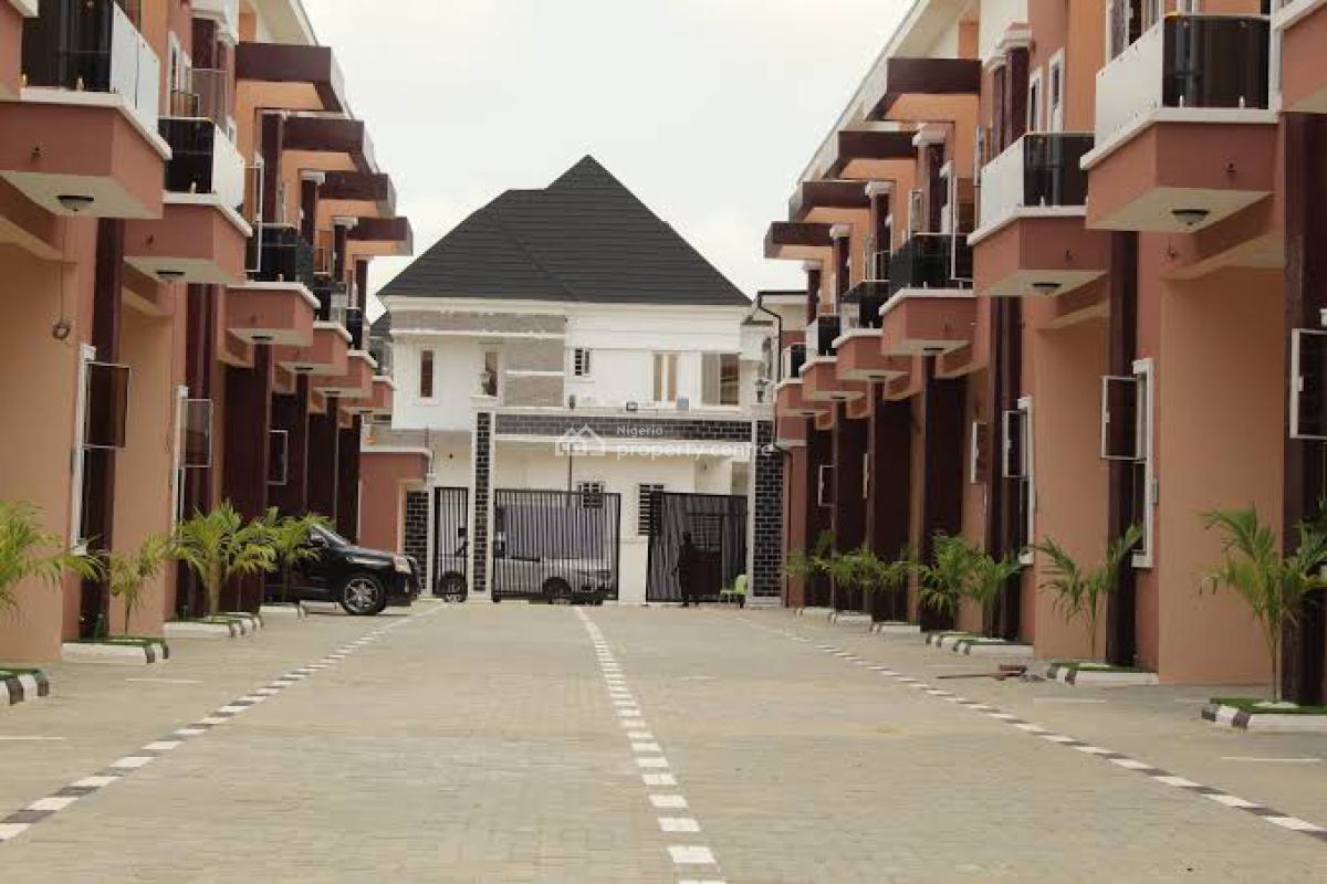 Spacious 4 Bedroom Terrace Duplex, Chevron, Lekki Expressway, Lekki, Lagos, Terraced Duplex for Rent