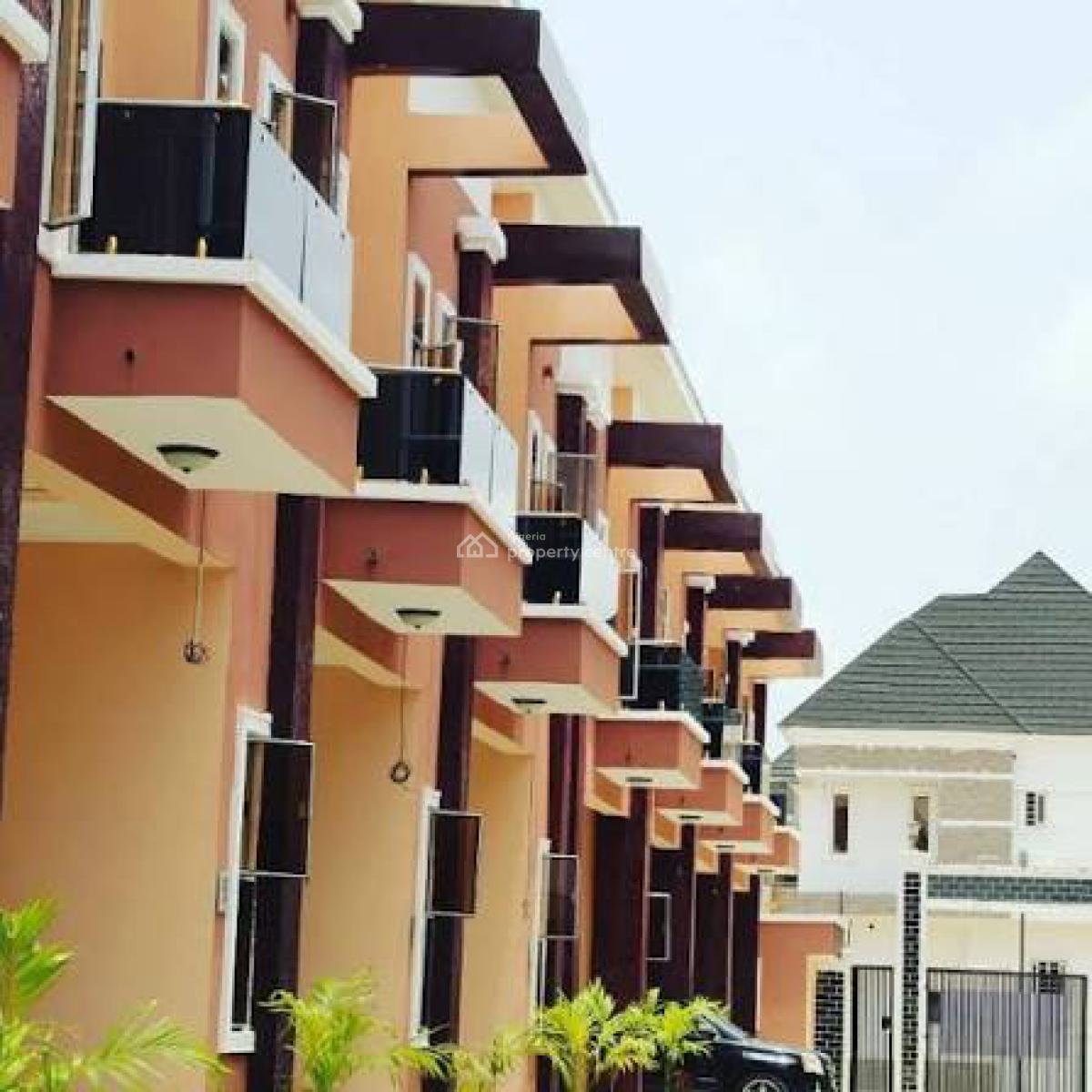 Spacious 4 Bedroom Terrace Duplex, Chevron, Lekki Expressway, Lekki, Lagos, Terraced Duplex for Rent