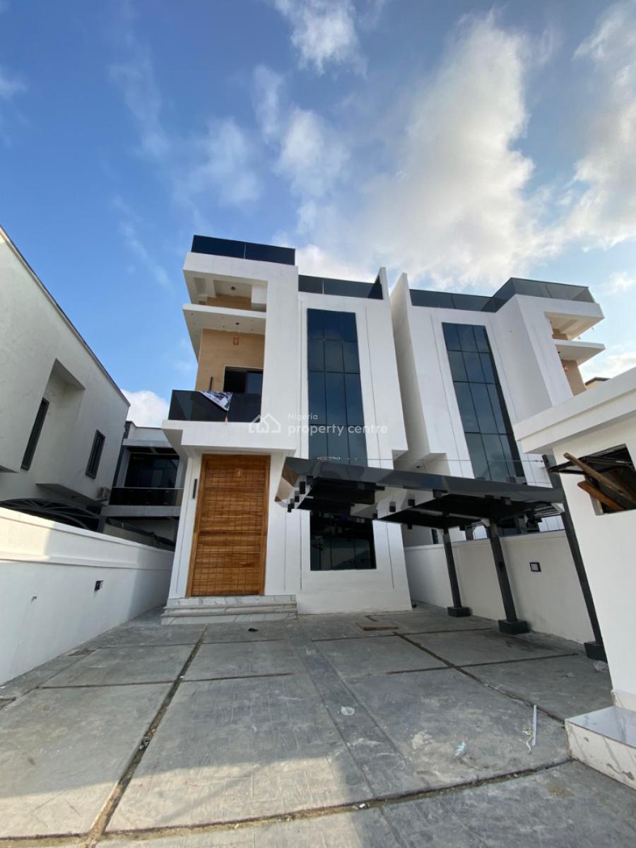 5 Bedroom Fully Detached Duplex with Bq, Rooftop Pool, Cinema, Orchid, Lekki, Lagos, Detached Duplex for Sale