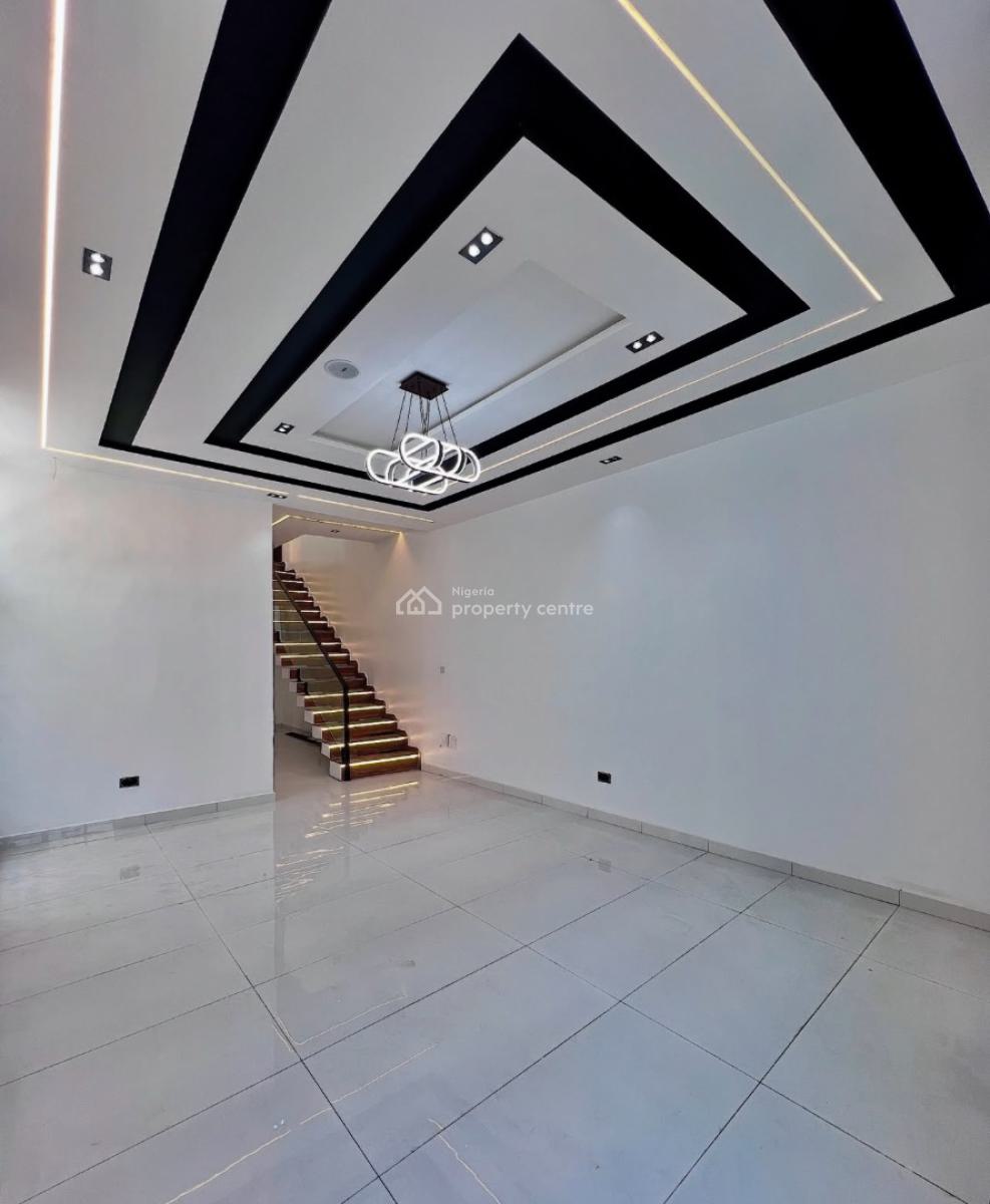 Contemporary 4 Bedroom Semi-detached Duplex with 4 Cars Space, Secure Estate at Ikota Lekki, Ikota, Lekki, Lagos, Semi-detached Duplex for Sale