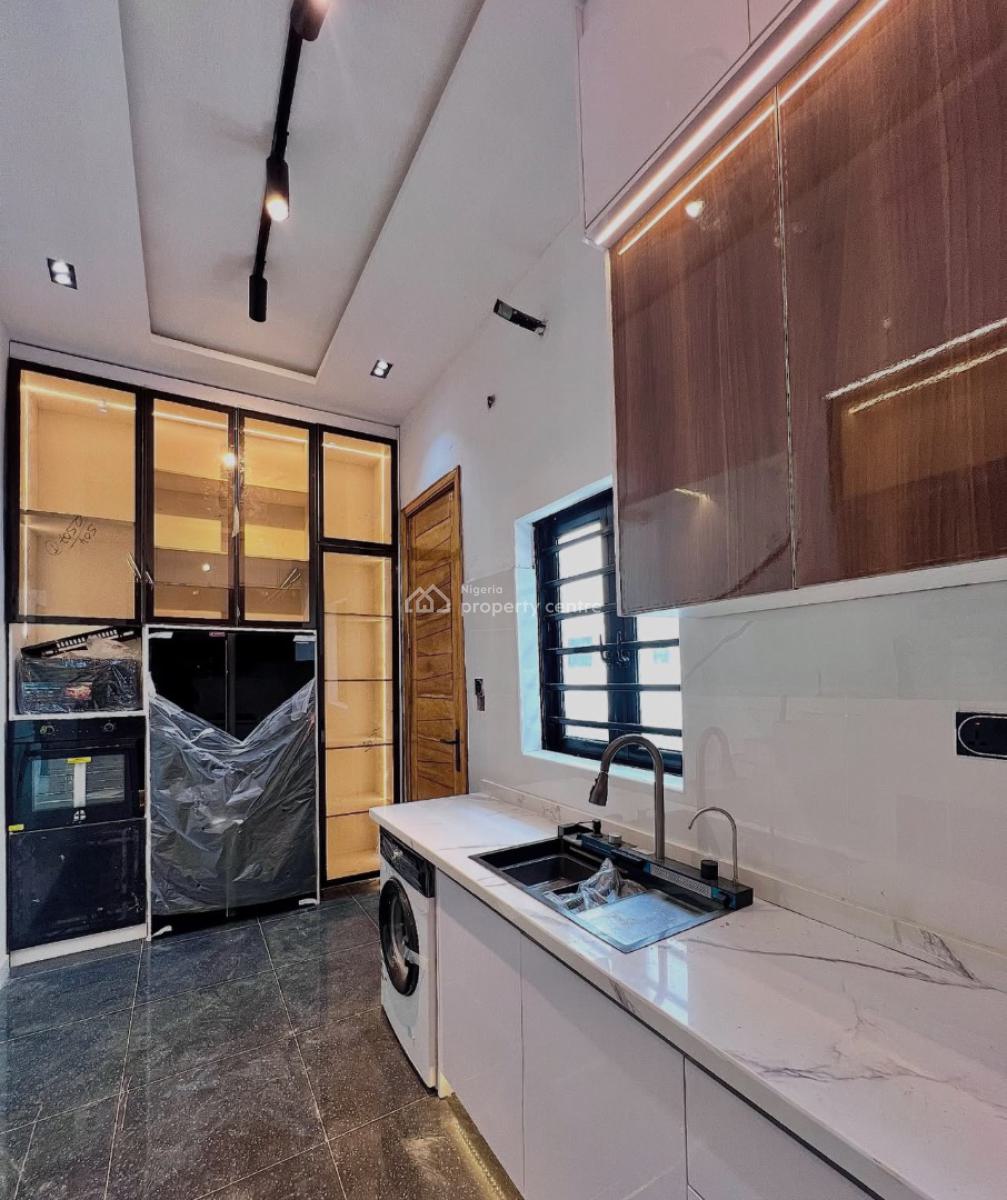 Contemporary 4 Bedroom Semi-detached Duplex with 4 Cars Space, Secure Estate at Ikota Lekki, Ikota, Lekki, Lagos, Semi-detached Duplex for Sale