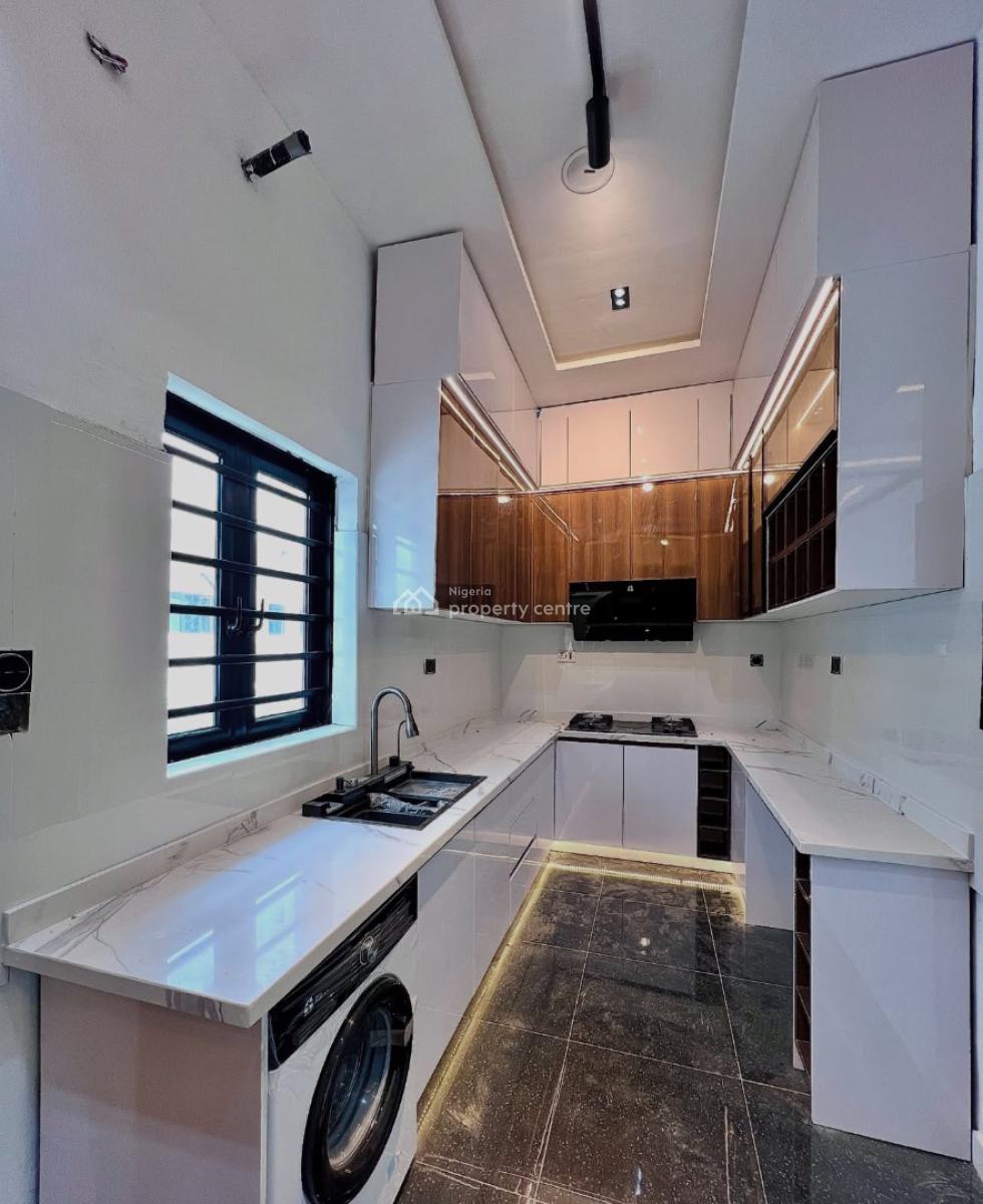 Contemporary 4 Bedroom Semi-detached Duplex with 4 Cars Space, Secure Estate at Ikota Lekki, Ikota, Lekki, Lagos, Semi-detached Duplex for Sale