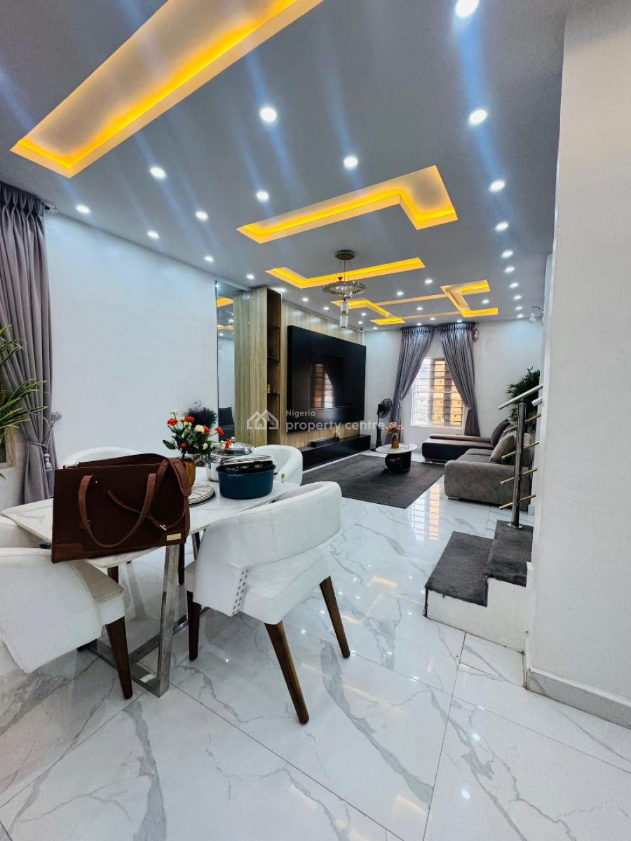 Eye Catchy 4 Bedroom  Detached Duplex Plus 2 Bq. Features, Stylishly Designed Home with Miniflat and Studio Bq in an Estate, Ogba, Ikeja, Lagos, Detached Duplex for Sale