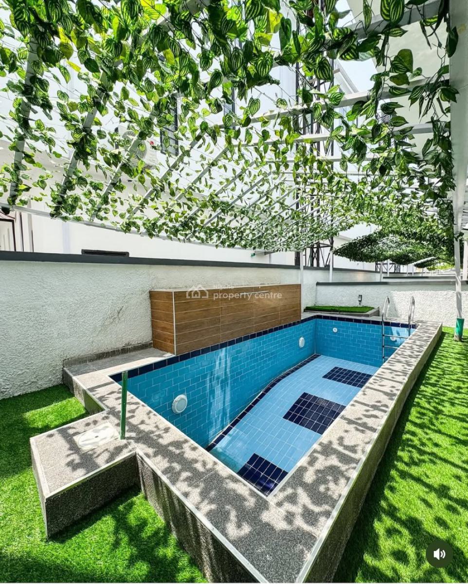 Contemporary 5 Bedroom Duplex with Pool, Chevron, Lekki, Lagos, Detached Duplex for Sale