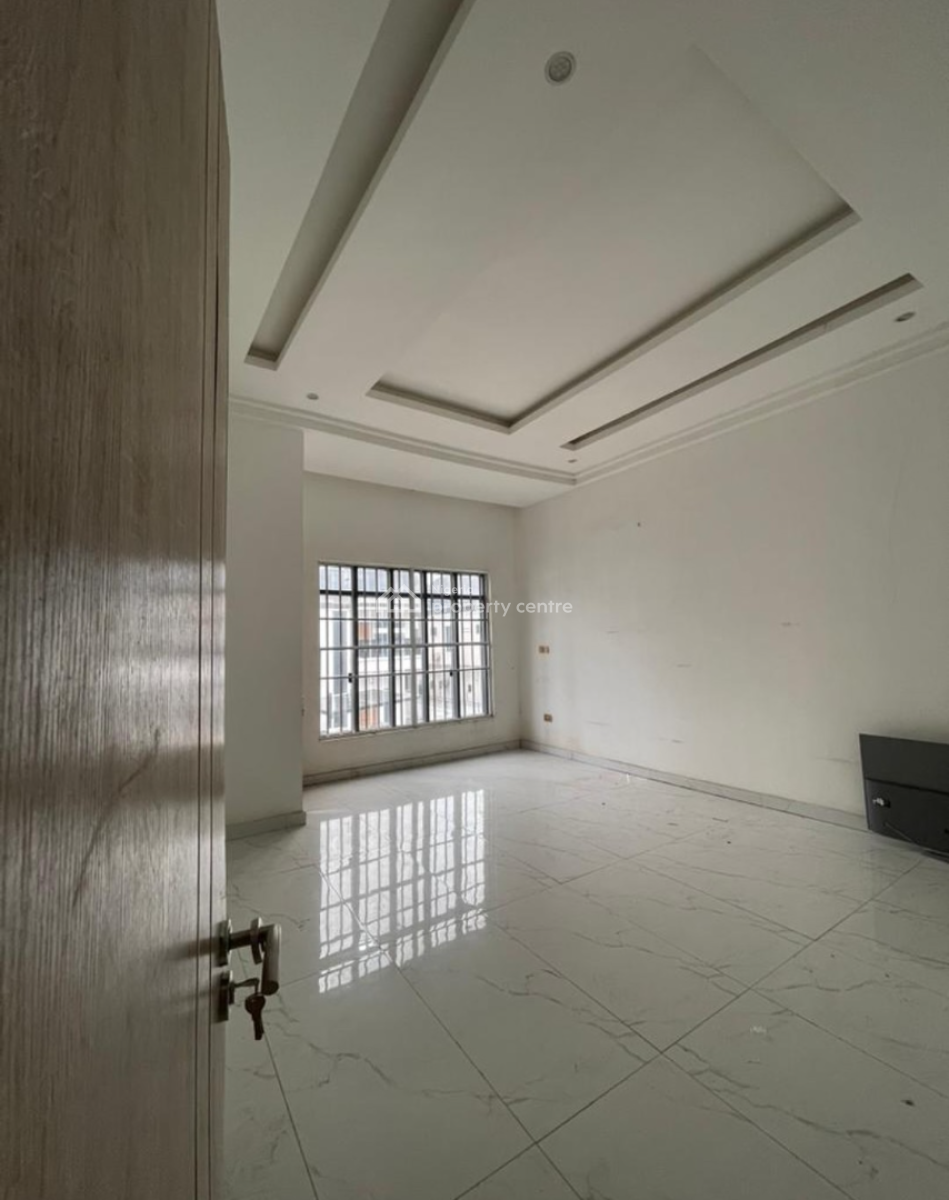 Spacious Self Service 4bedroom Semi Detached Duplex with Bq at Chevron, Chevron By Bis Apartment, Lekki, Lagos, Semi-detached Duplex for Rent