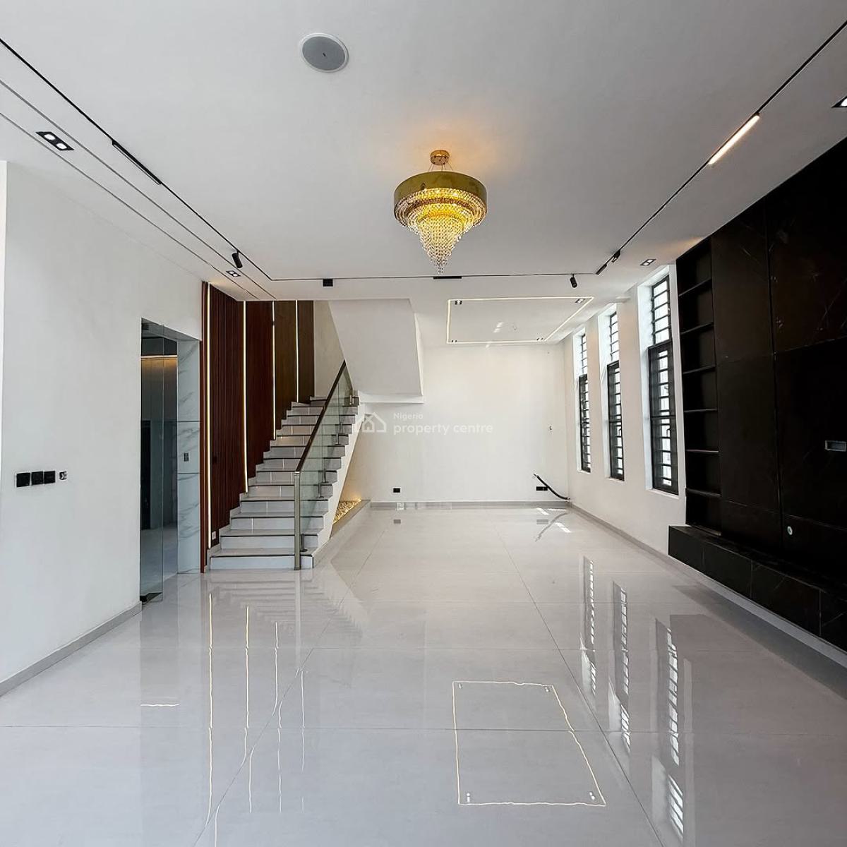 Newly Built 5 Bedroom Duplex with Cinema/pool, Chevron, Lekki, Lagos, Detached Duplex for Sale