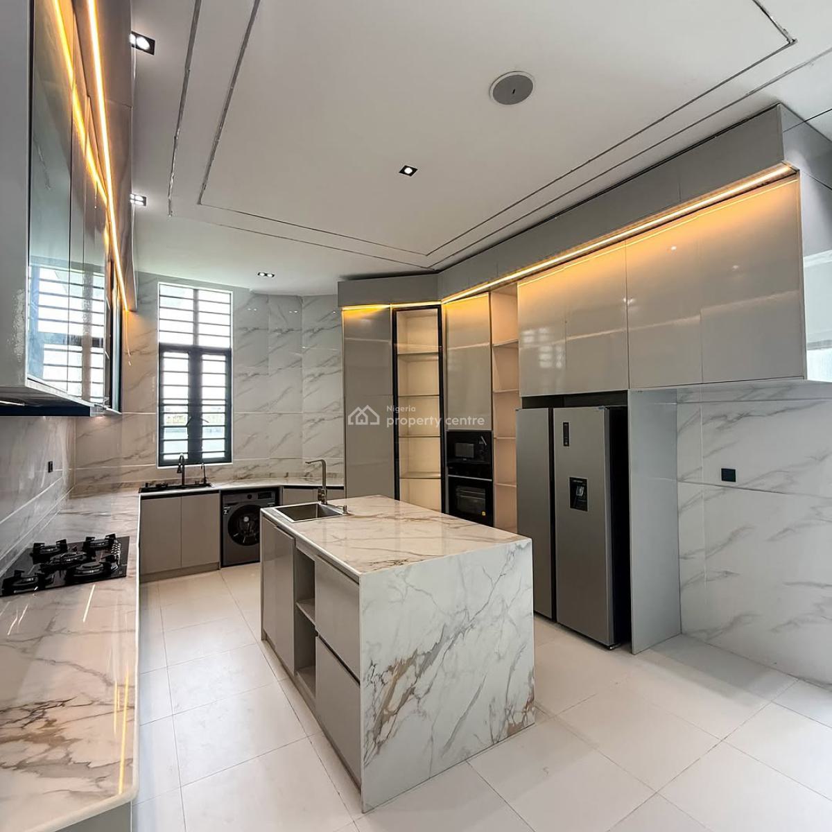 Newly Built 5 Bedroom Duplex with Cinema/pool, Chevron, Lekki, Lagos, Detached Duplex for Sale