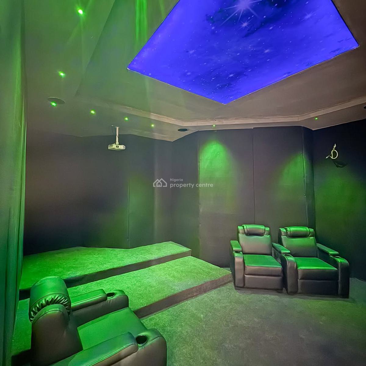 Newly Built 5 Bedroom Duplex with Cinema/pool, Chevron, Lekki, Lagos, Detached Duplex for Sale