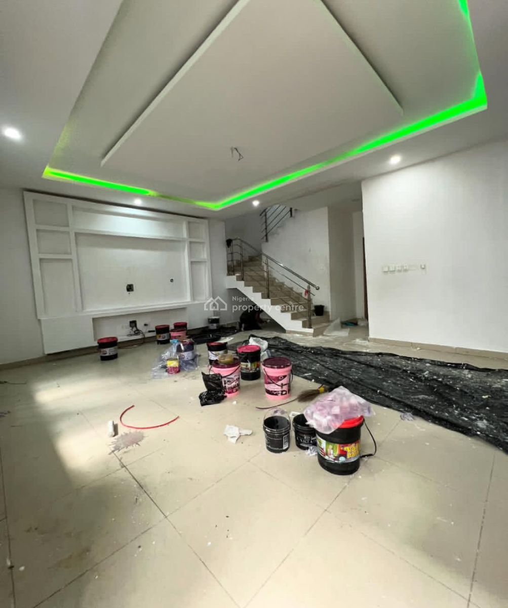Self Service 4bedroom Semi Detached Duplex with Bq at Chevron, Chevron By Jj Apartment, Lekki, Lagos, Semi-detached Duplex for Rent