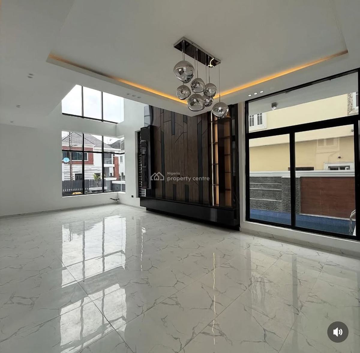 Spacious 5 Bedroom Detached Duplex with Pool/cinema & Bq, Lekky County, Lekki, Lagos, Detached Duplex for Sale