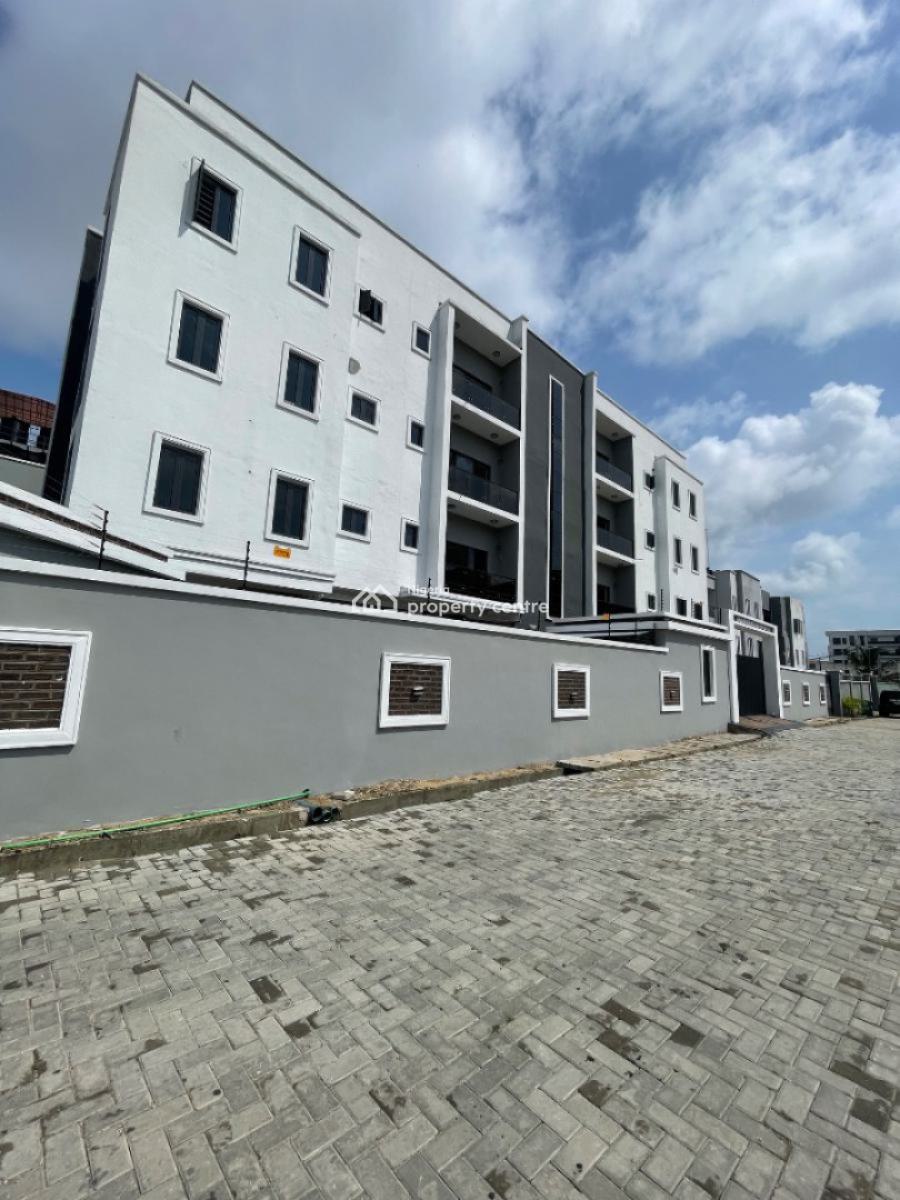 New Sharp 2 Bedroom Flat in a Fully Serviced Building, Lekki Phase 1, Lekki, Lagos, Flat / Apartment for Rent