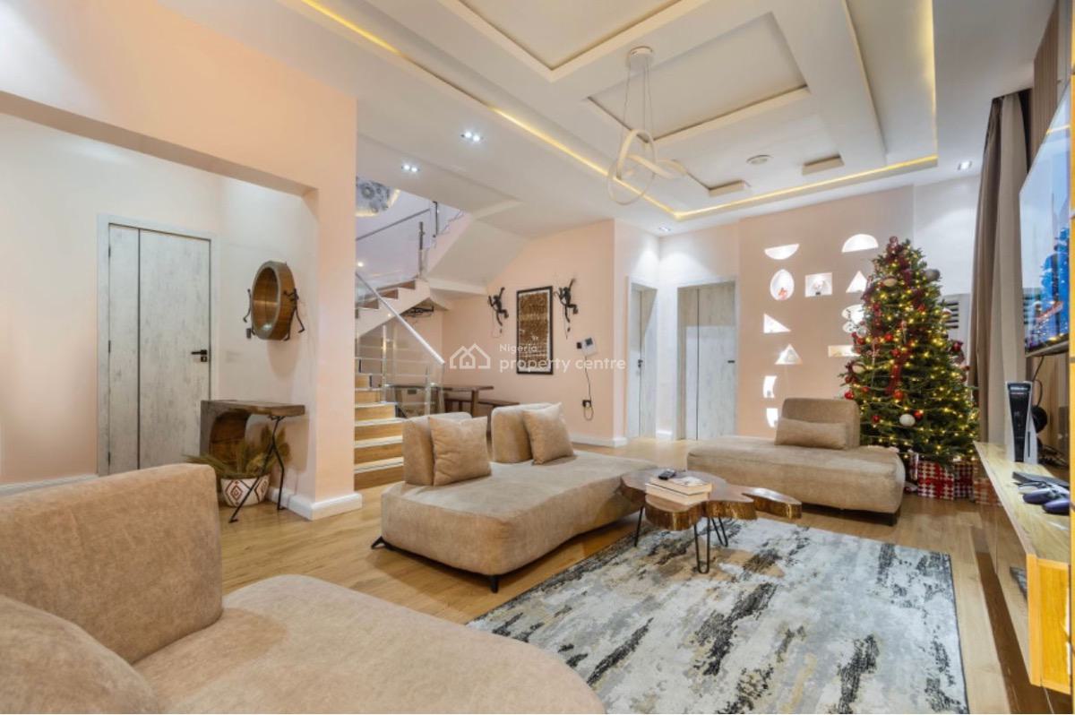 Our New Happyland Estate 4 Bedroom Duplex Self Compound with Ps 5 and, Lekki Phase 1, Lekki, Lagos, Flat / Apartment Short Let