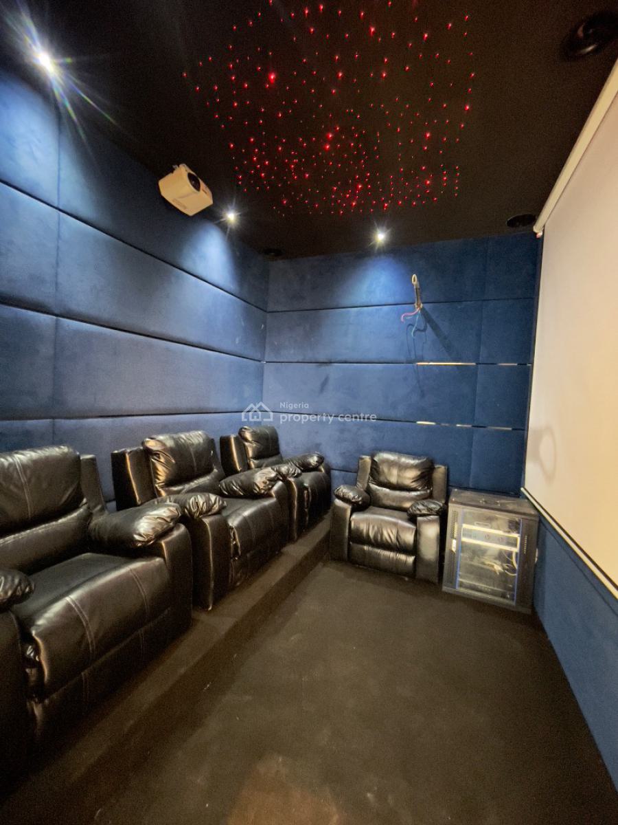 Luxurious Perched 5 Bed Smart Home with Cinema, Elevator, Swimming Poo, Ikate, Lekki, Lagos, Detached Duplex for Sale