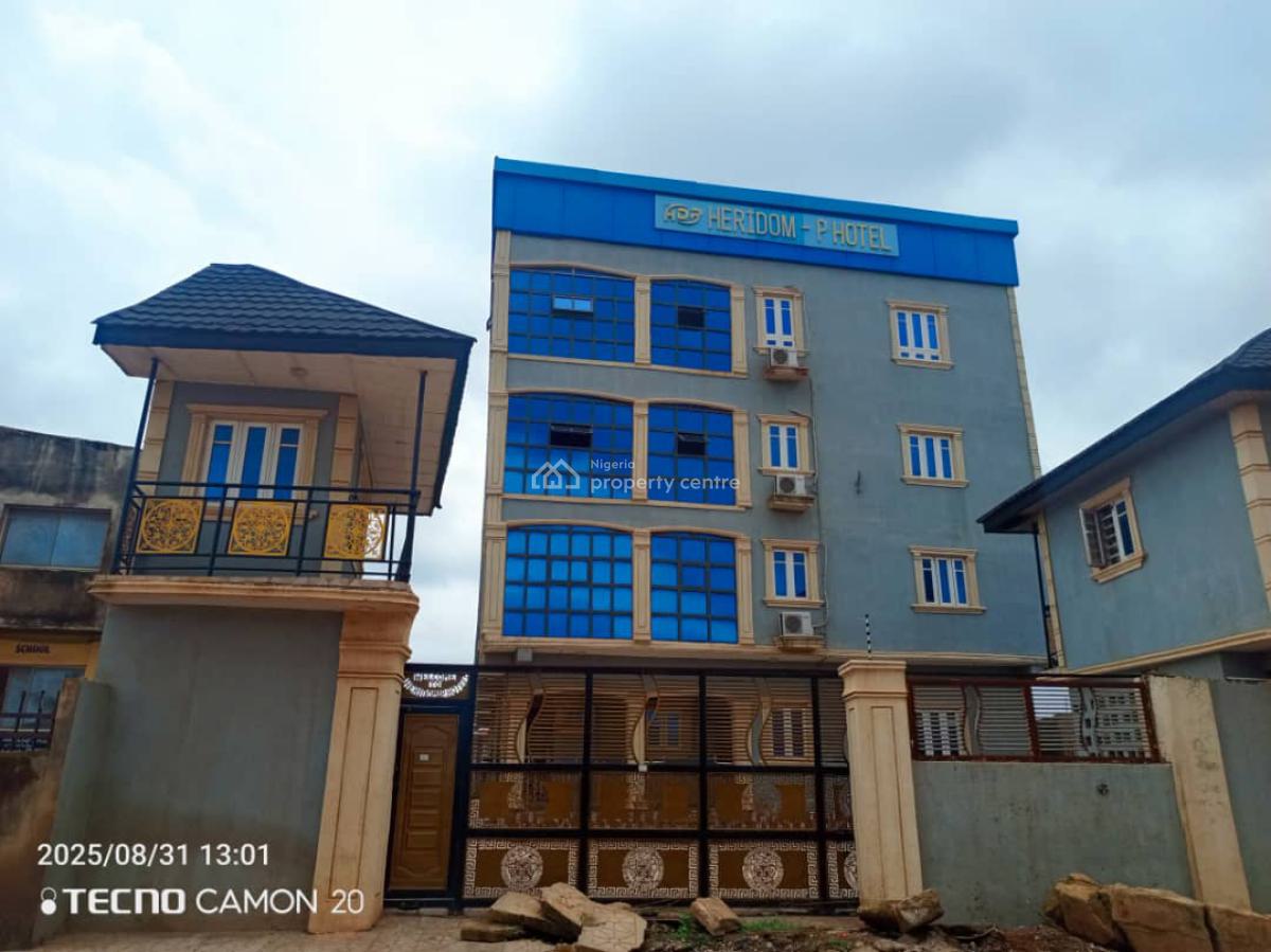 28 Standard Rooms All Ensuite with 2 Units of 2 Bedroom Flats, Monatan Area Iwo Road, Ibadan, Oyo, Hotel / Guest House for Sale
