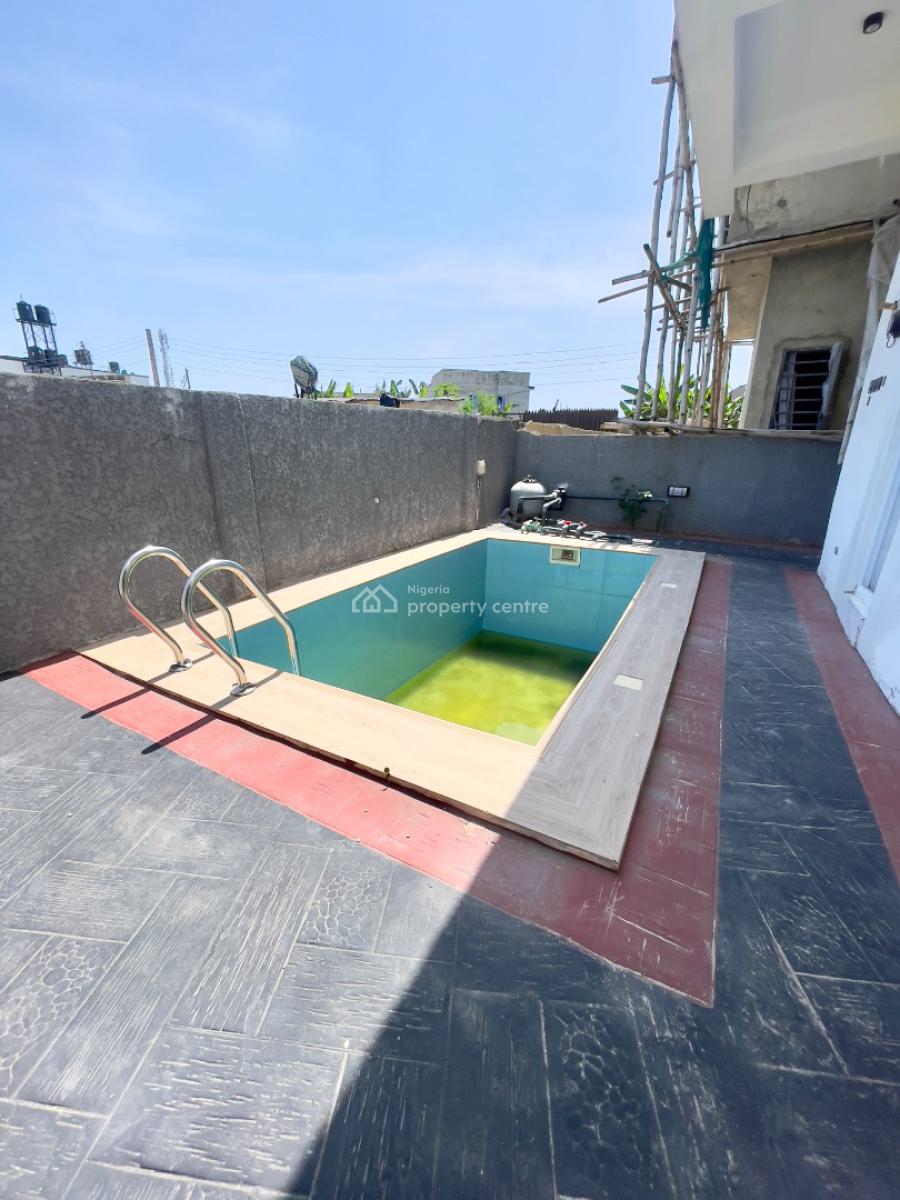 Decently Built 4 Bed Fully Detached Duplex with Swimming Pool and Bq, Ajah, Lagos, Detached Duplex for Sale