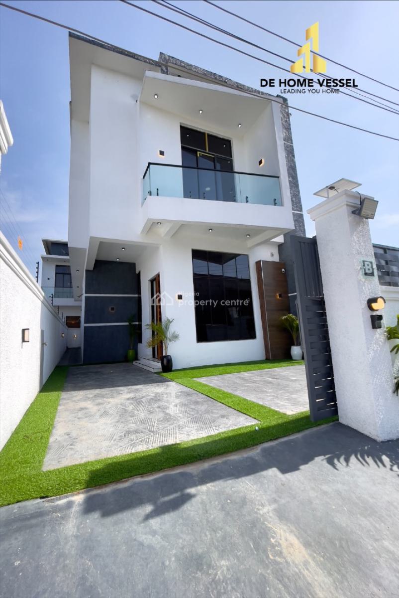 Uniquely Designed 4 Bed Fully Detached Luxury Home with Bq  -, Ajah, Lagos, Detached Duplex for Sale