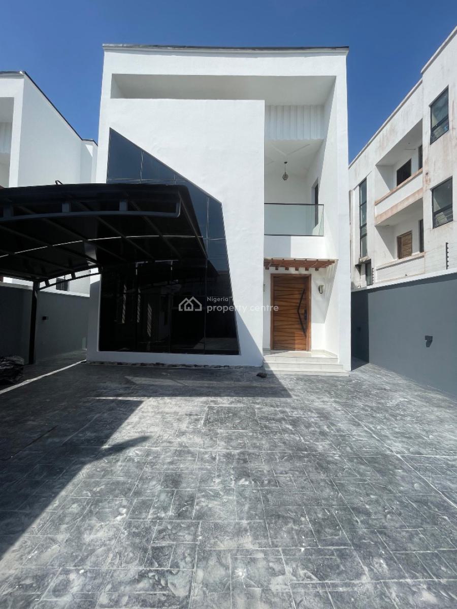 5 Bedroom Detached House with a Poll and Bq, Chevron, Lekki, Lagos, Detached Duplex for Sale