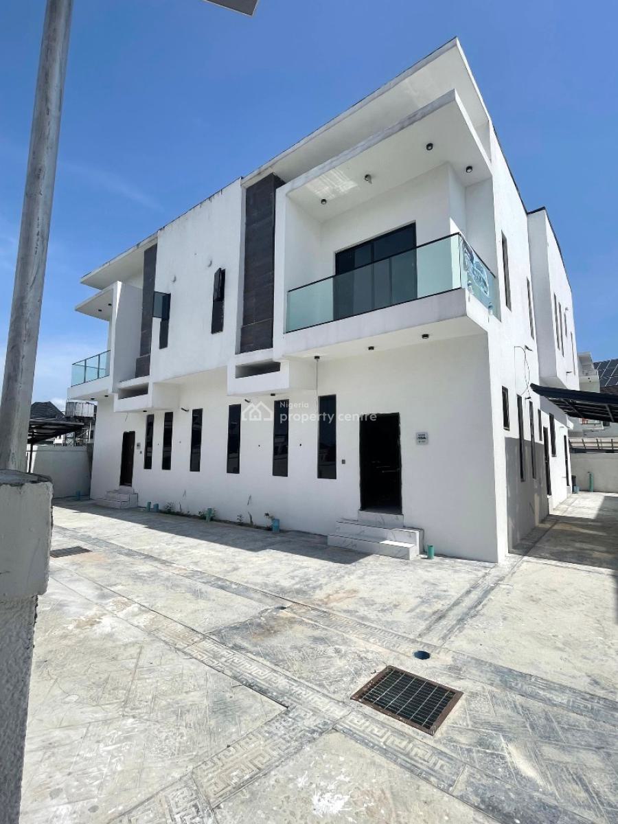 4 Bedroom Semi-detached Duplex with a Communal Pool and Bq, Second Toll Gate, Orchid, Lekki, Lagos, Semi-detached Duplex for Sale