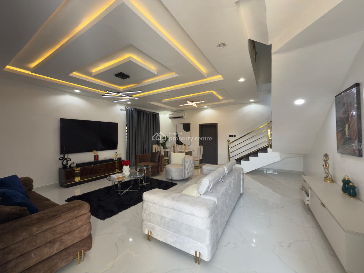 Luxury 3 Bedroom Terrace Duplex Bq with Quality Facilities, Abijo, Lekki, Lagos, Terraced Duplex for Sale