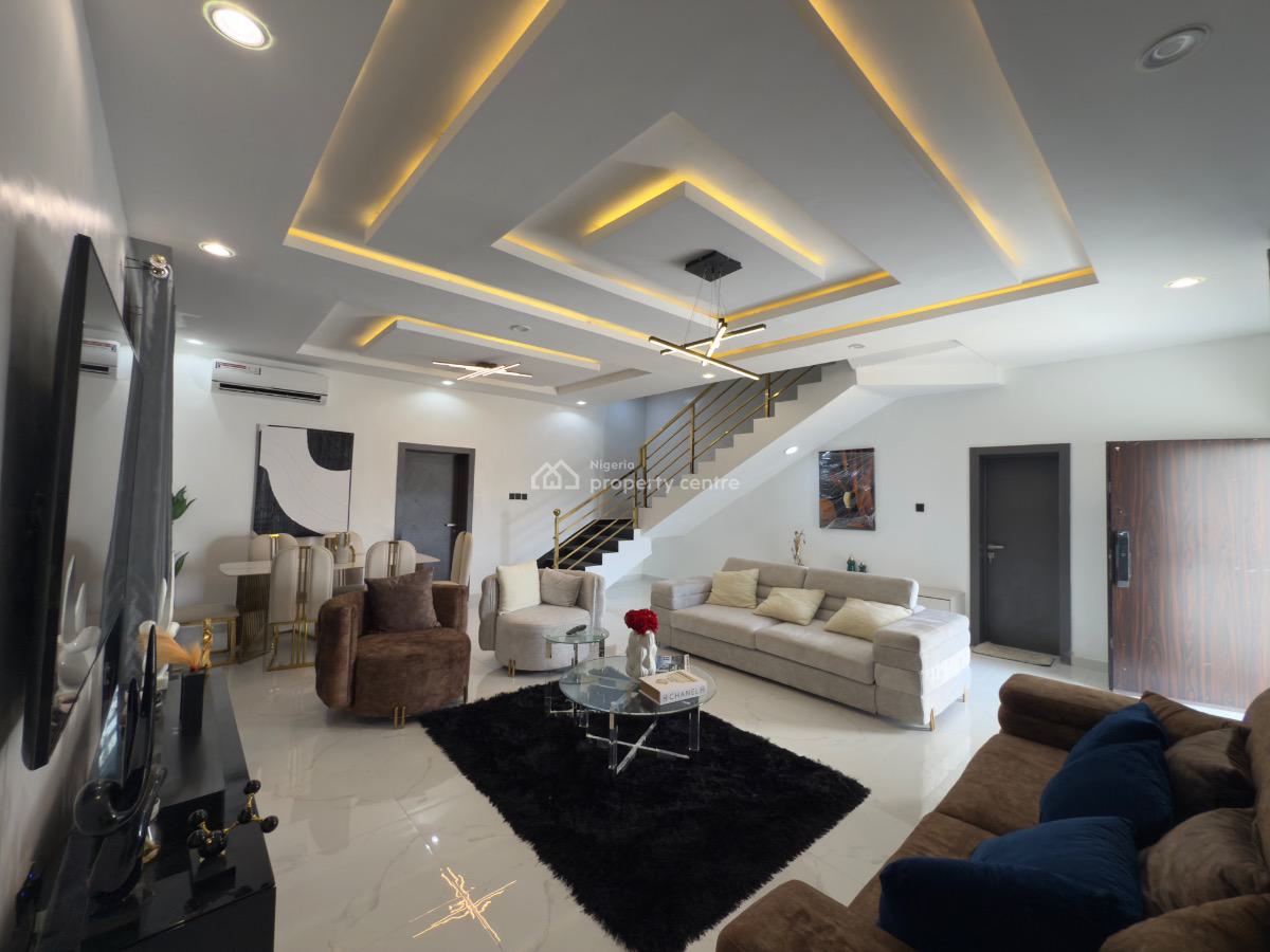 Luxury 3 Bedroom Terrace Duplex Bq with Quality Facilities, Abijo, Lekki, Lagos, Terraced Duplex for Sale