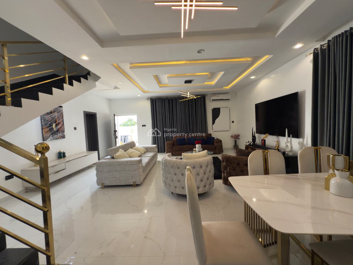 Luxury 3 Bedroom Terrace Duplex Bq with Quality Facilities, Abijo, Lekki, Lagos, Terraced Duplex for Sale