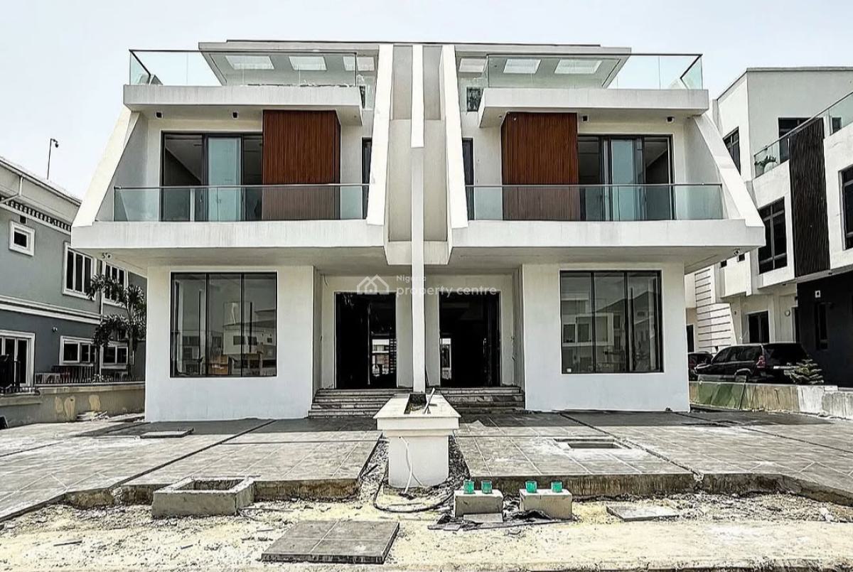 Contemporary 5 Bedroom Semi Detached Duplex with Cinema & Pool, Ikate, Lekki, Lagos, Semi-detached Duplex for Sale