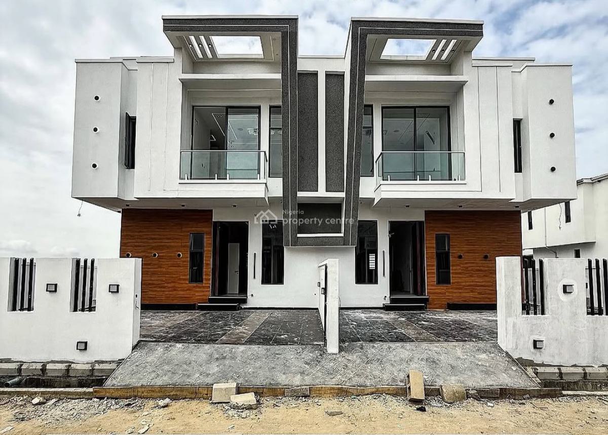 Spacious 4 Bedroom Semi Detached Duplex with Bq, Ajah, Lekki, Lagos, Semi-detached Duplex for Sale
